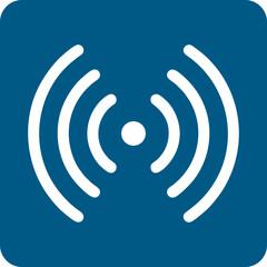 Wifi, wireless, internet signal icon logo template