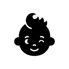 Winking Baby Icon