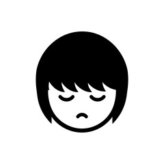 Sad Girl Icon