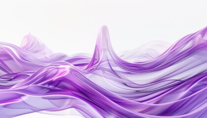 simple violet wave, in the style of rim light, white background