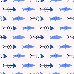 Impeccable Seamless Patterns of Cute Fish for Engaging Design Inspirations