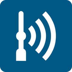 
Wifi, wireless, internet signal icon logo template