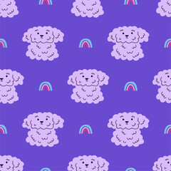 Creative Dog Seamless Pattern Collection for Engaging Designs