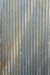 Rusty Metal Corrugated Wall Texture Background