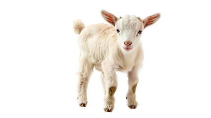 goat baby isolated on transparent background