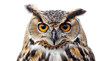 Fototapeta premium Owl isolated on transparent background