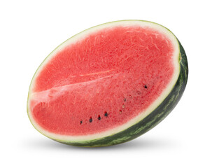 half watermelon isolated on transparent png