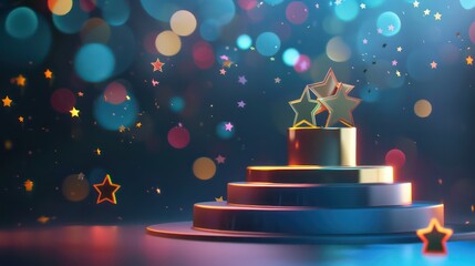 trophy leadership awards icon symbols