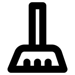 broom line icon