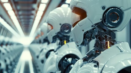 Fototapeta premium autonomous AI bots of the Future