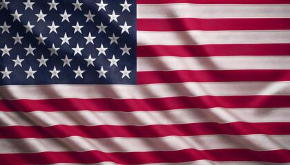 Fototapeta premium Beautiful United States flag waving