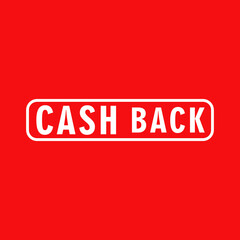 Cash Back Text Stamp