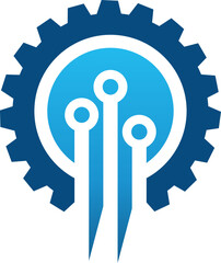 Tecnology logo template