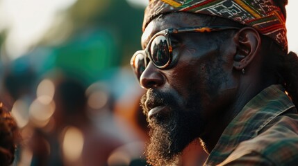 Inside Reggae Sumfest, Jamaica's Legendary Music Extravaganza. Generative Ai.