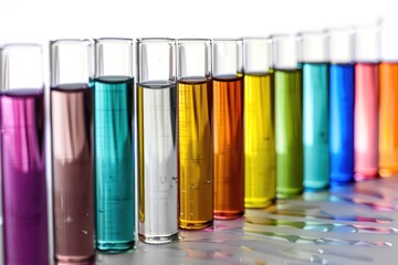 a scientific lab, scientists, bright, white