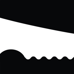 Separator header for app website. Business Wave Footer