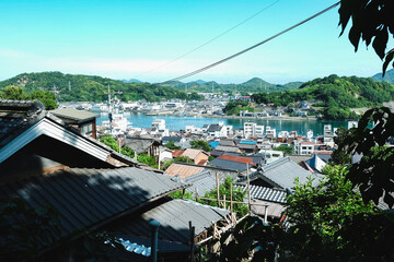 R5年5月 高台から眺める広島県尾道市