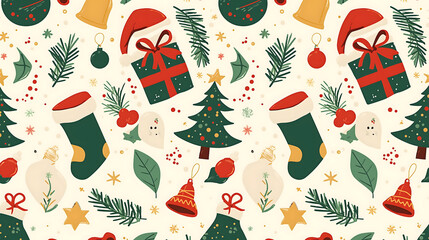 christmas seamless pattern