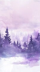 watercolor pastel purple and pink ombre background seamless