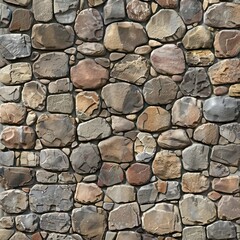 cobblestone wall, tillable pattern