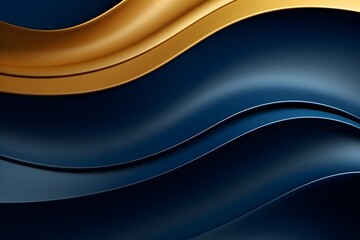 Abstract wavy shape background. 3d rendering ,generated by AI.