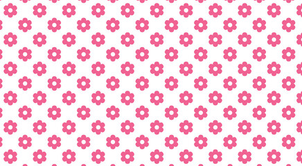 pink pattern with flowers