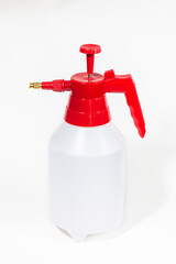 Water spray for gardening and cleaning isolated on white background