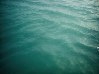 Fototapeta premium green blue clean water texture of sea. Generative AI