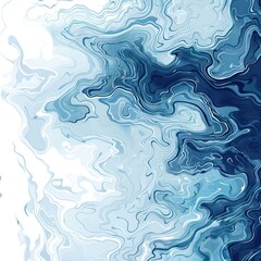 Obraz premium water line art flowing texture