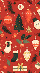 christmas seamless pattern
