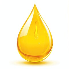 yellow liquid oil droplet