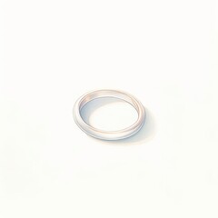 Minimalist jewelry, silver ring