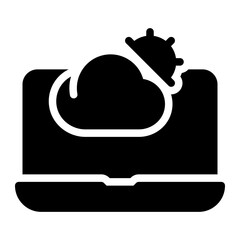 weather glyph icon