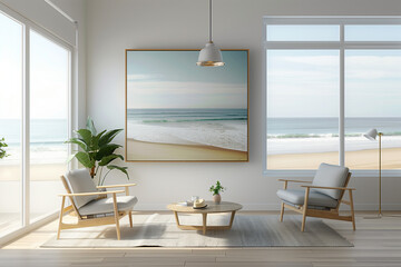 Serene Beachfront Living Space