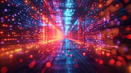 Virtual team building activity, dynamic video chat light, wide angle, fostering camaraderie 