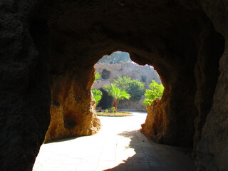 The Fish Grotto Garden in Cairo in Egypt 