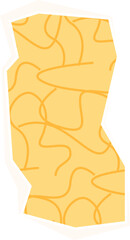 Abstract Torn Paper Collage