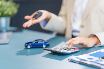 Experienced Asian businesswoman adept in car insurance processes. Skilled in handling claims,...