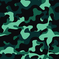 
Fashionable camouflage pattern vector illustration modern print