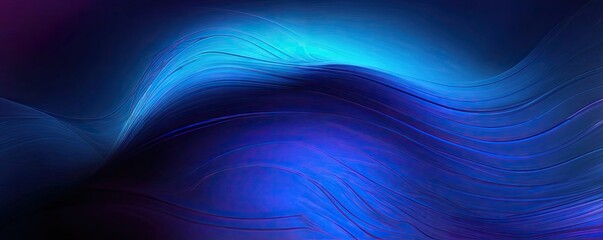 Fototapeta premium Captivating Blue Waves Background Design