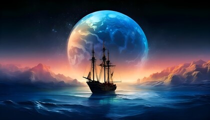 Fototapeta premium Eine doppelte Realität. Wallpaper für Computer 8.