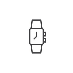 Smartwatch line icon