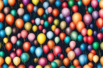 background of colorful balls