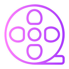 reel gradient icon