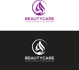 Beauty Care logo Very clean and Modern Template