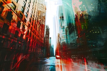 view of the city