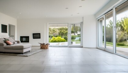 Obraz premium Ethereal Elegance: A Contemporary Oasis of Light and Space