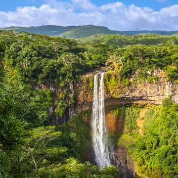 cascade de Chamarel, &icirc;le Maurice 
