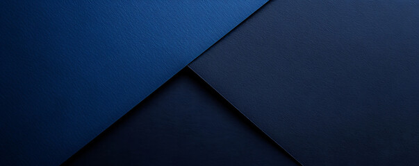 Navy blue paper minimalistic presentation background. Top view, flat lay with copy space for text	