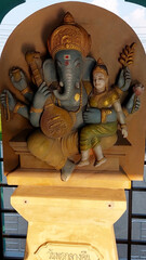 Ganesha Statue for Devotees Born on Wednesday Night. Translation: Wednesday Night. 